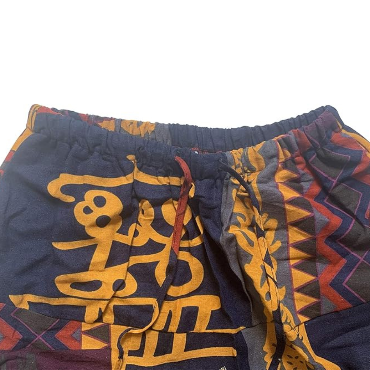 Men’s Multicolour Harem Pants, Wide Leg Drawstring Casual Trousers